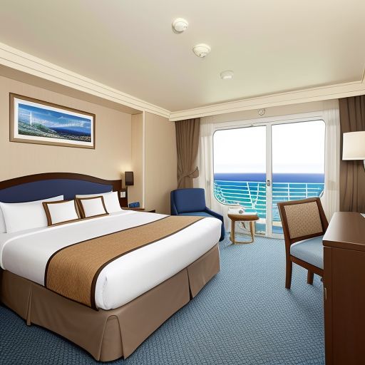 Bed room in cruise